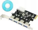 Sisemine USB jagaja CERRXIAN, 4 pistikut, USB 3.0