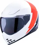 Kiiver Icon Domain Slabtown, valge/punane, XXL