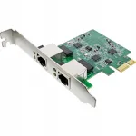 InLine Gigabit 2x RJ45 PCIe x1 v&otilde;rgukaart
