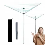 PROMIS riidekuivati 182 cm, jalaga ja kattega