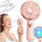 USB mini k&auml;eshoitav ventilaator, t&ouml;&ouml;lauale, 3 režiimiga
