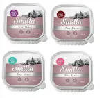 Smilla niiske kassitoit, erinevad maitsed, 8x100g
