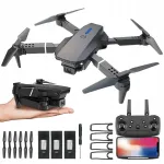Kvadrikopter kahe 4K kaameraga, žestide juhtimise, WiFi ja &ouml;&ouml;lennuga komplekt