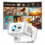 LED projektor MAGCUBIC 4K 8K WiFi 6 BT autofokusega kodukino jaoks