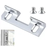Alumiiniumist reguleeritav ukse lukukomplekt, 46x14x4 mm, koduseks kasutamiseks