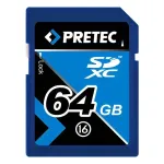 Pretec 64GB SDXC Class 16 m&auml;lukaart