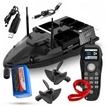 FLYTEC V803 baitboat GPS 4 s&ouml;&ouml;tmiskohta, 3 kg, kaugjuhtimine 500 m, 15 km/h