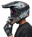 Kiiver koos prillide ja kindadega, must, XL (61&ndash;62 cm), elektrit&otilde;ukerattale, BMX-ile, jalgrattale