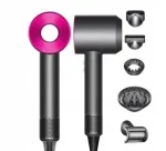 5in1 Pink 1600W juuksekuivati ionisatsiooni ja difuusriga