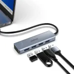 USB-C jaotur HOPDAY, 4x USB 3.2, 10Gbps, 50 cm, HB045A