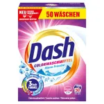 Pesupulber Dash v&auml;rvilistele kangastele, 2,5 kg, 50 pesukorda