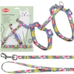 Trixie Flowers reguleeritavad kasside rakmed rihmaga, 27&ndash;45 cm, erinevad v&auml;rvid