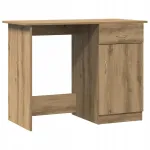 Kirjutuslaud, artisan tamme toonis, 100x50x76 cm, kiudplaadist