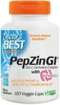Toidulisand tsink-karnoosiini kompleksiga Doctor's Best PepZin GI