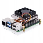 Alumiinium jahutustorn Raspberry Pi 5, PWM, Allecto