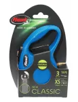 Automaatne FLEXI NEW CLASSIC XS rihm, 3 m, sinine