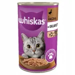 WHISKAS m&auml;rg kassitoit pardilihaga želatiinis, 400 g