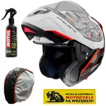 Motorratturi kiiver MT Atom, punane, suurus XS
