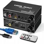 USB heli muundur DAC TOSLINK COAXIAL CINCH AUX v&auml;line helikaart