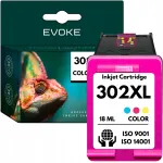 V&auml;rviline tind HP 302 XL, 18 ml, tindi tasemega, suurem j&otilde;udlus
