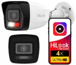 HiLook by Hikvision 4K 8MP PoE v&auml;listingi IP-kaamera mikrofoniga ja h&uuml;briidvalgustusega