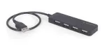 USB-jaotus Gembird 4 pesa, must