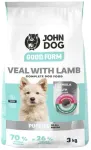 JOHN DOG koeratoit kutsikatele vasikaliha ja lambalihaga, 3 kg