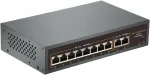 10-pordiline PoE l&uuml;liti 8 PoE+ ja 2 gigabitise uplinkiga