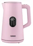 Elektriline veekeetja Raven EC024R, 1,5 l, 1800 W, temperatuuri reguleerimisega, roosa