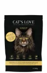 CAT'S LOVE teraviljavaba kuivtoit kassidele linnulihaga, 400 g