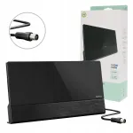 Siseruumide antenn Hama TV DVB-T2 Pre50 FL-3 DAB+ DAB DVB-T2 UKV