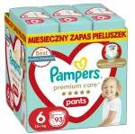 M&auml;hkmed Pampers Premium Care 6, 93 tk, 15-25 kg