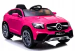 Laste elektriauto Mercedes GLC Coupe 4x4, akuga, EVA rattad, nahast iste, liitium-ioon aku