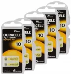 Kuuldeaparaadi patareid Duracell Activair DA10, 30 tk