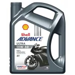 S&uuml;nteetiline mootorratta&otilde;li SHELL Advance Ultra 4T 15W50, 4 l