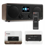 Audizio pruun internetiraadio DAB+ FM USB Bluetooth k&otilde;larite ja Wi-Fi-ga