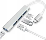 USB-C adapter, 4 USB pesa