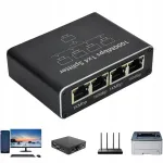 SPLITTER v&otilde;rgul&uuml;liti, 4-port, gigabit RJ45