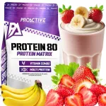 Juustvalgu konditsioneer vitamiinidega C, B, E, banaani ja maasika maitsega ProActive 700g