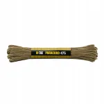 Paracord n&ouml;&ouml;r M-Tac 475, helkuriga, nailon, 15 m, coyote
