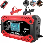 Akulaadija LCD-ga, 12V 10A, automaatne, remontfunktsiooniga