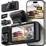 3CH 4K REDTIGER F17N GPS WiFi videosalvesti &ouml;&ouml;n&auml;gemise ja parkimisfunktsiooniga, 64GB