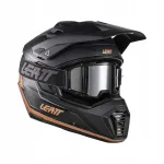 Motomatkuri kiiver prillidega LEATT ADV 7.5, must/pruunikaskollane, suurus L