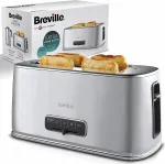 Breville Edge Silver 4-viiluline r&ouml;ster pikkade avade ja &uuml;leskergituse funktsiooniga
