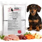 K&uuml;lmutatud niiske BARF koeratoit linnuliha, PREMIUM, 1 kg
