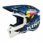 Motokrossi kiiver KINI Red Bull ADV, sinine/valge, Airflapsidega, XL (61-62 cm)
