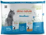 Steriliseeritud kassitoit Almo Nature Multipack, 3x tursk, 3x kana, 6 x 70 g