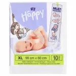 Bella Baby Happy h&uuml;gieenilised alusmatid 60x90 cm, 10 tk