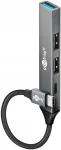 USB jagaja 4 pesa, USB-C kuni USB-C/USB-A, 5 Gbit/s, 74459