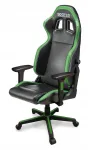 Kontoritool Sparco Icon, must-roheline, ratastega